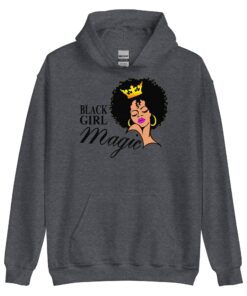 Black Girl Magic Crown Afro Diva Hoodie
