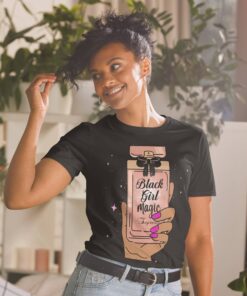 Black Girl Magic Fragrance Bottle T-Shirt