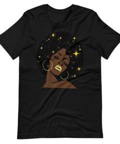 Black Girl Magic Gold Stars t-shirt