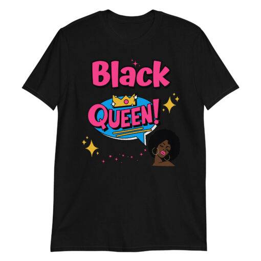 Black Queen Afro Diva Birthday T-Shirt